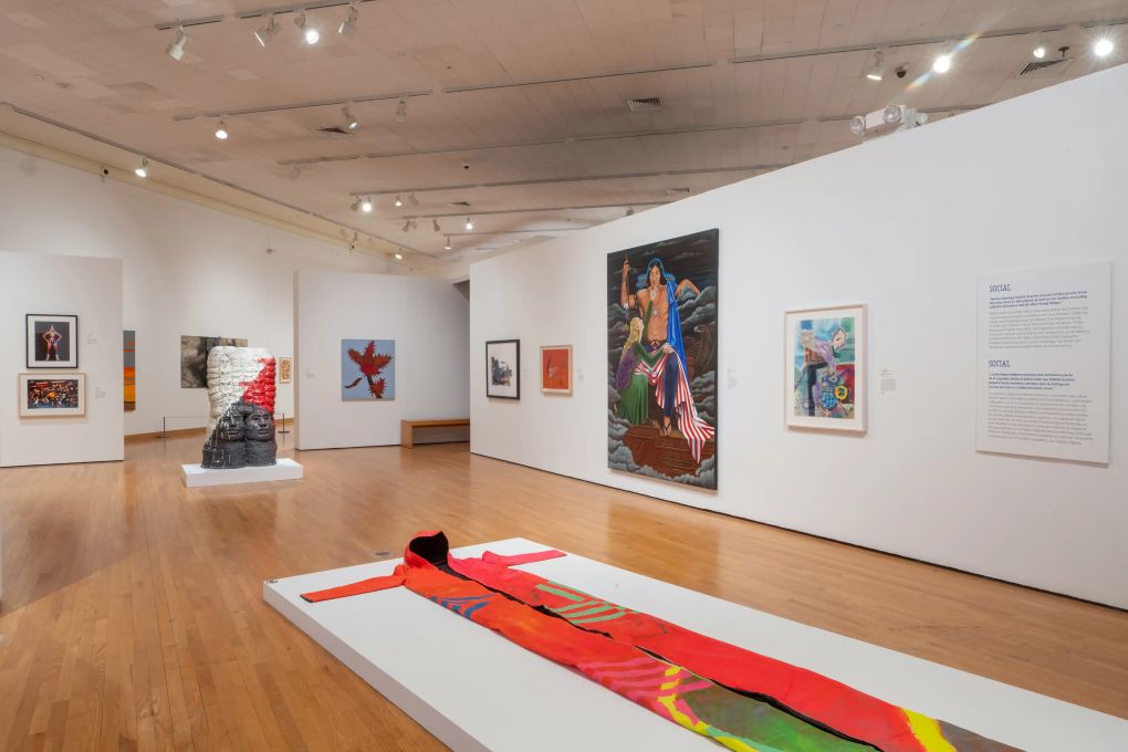 A Temporary exhibition at the Zimmerli Museum featuring over 97 Indigenous artists